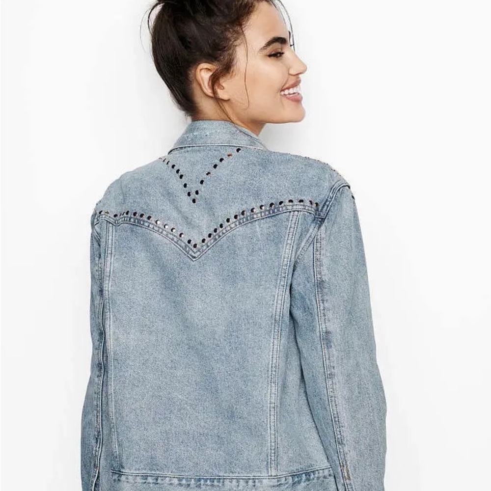 Victoria’s Secret Studded Denim Jacket
